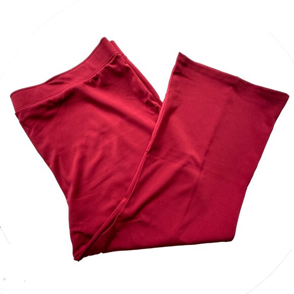 NWT Iman Global Chic Maroon Red Bootcut Pull-On Pants 3XP Plus Size Trouser - Picture 3 of 5